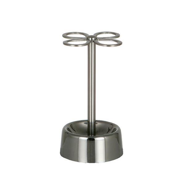 清潔感のあるステンレス製の、お花型歯ブラシホルダー。４本までスタンド可能で、それぞれが密着しない構造なので、とても衛生的です。ファミリーでもカップルでも、もちろん一人暮らしでも重宝します。気軽な引っ越し祝いにしても喜ばれる、小さくても素敵な...