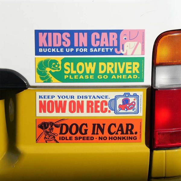 DULTON ダルトン CAR MESSAGE MAGNET カー メッセージ マグネット カーサイン セーフティステッカー 安全運転 事故防止 赤ちゃん カー用品