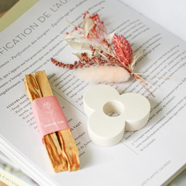 G:Land グランド Positive Energy Palo Santo Holder Bouquet set for Mother's Day パロサント 植物香 リフレッシュ 聖なる木 香木 香り 浄化 神秘の香木