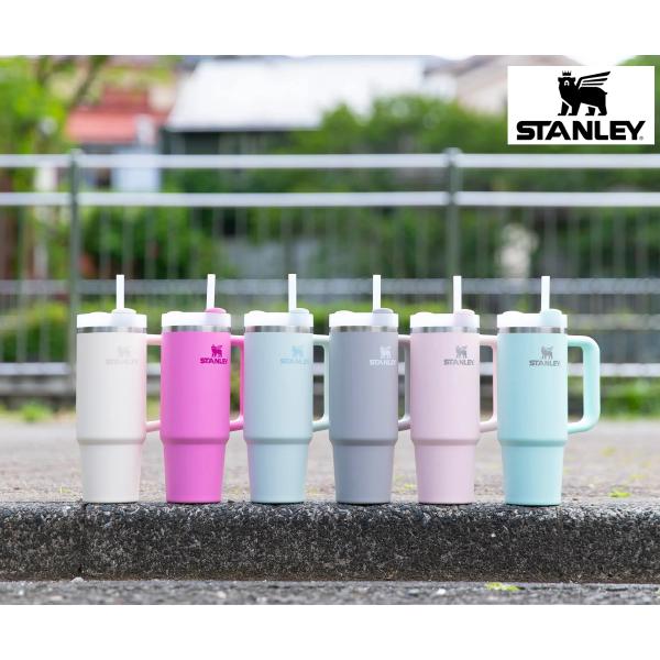 STANLEY スタンレー H2.0 真空スリムクエンチャー 0.88L タンブラー ボトル 水筒 マイボトル アウトドア おしゃれ カップホルダー ストロー付 保冷 ハンドル付