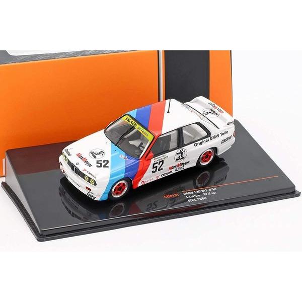 �C�N�\(ixo)1/43  BMW E30 M3 1988 ETCC #52 J.���t�B�b�g/W.���H�N�g