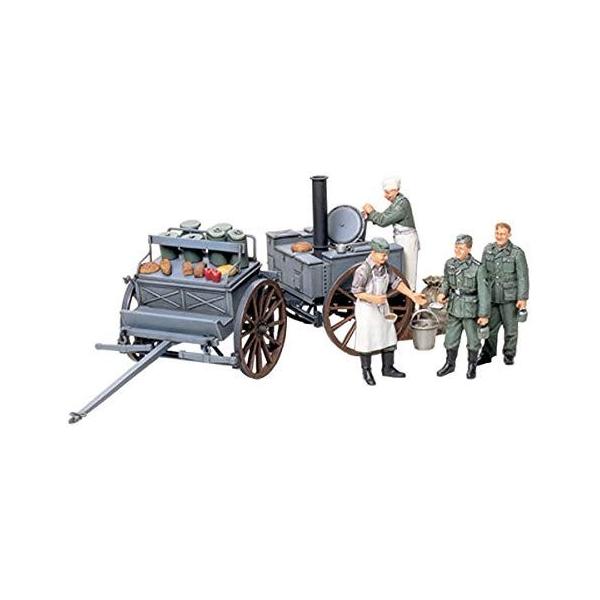 【中古】タミヤ 1/35 ミリタリーミニチュアシリーズ ドイツ野戦炊事セット タミヤ 1/35 ミリタリーミニチュア No.247 ドイツ 野戦炊事セット