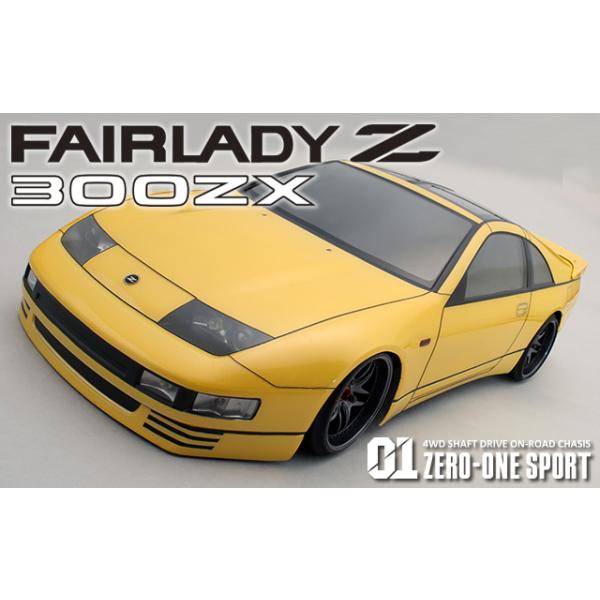 ABC HOBBY 67193 1/10 フェアレディZ（Z32） 【未塗装透明ボディ