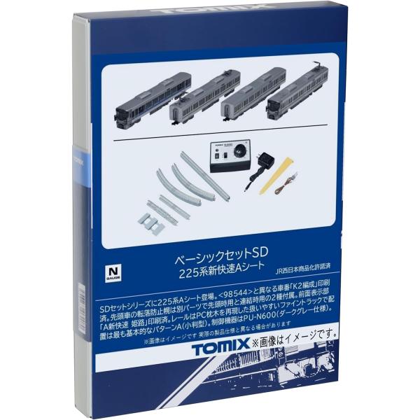 TOMIX Nゲージ ベーシックセットSD 225系 新快速 Aシート 90191 鉄道模型 入門セット 90191