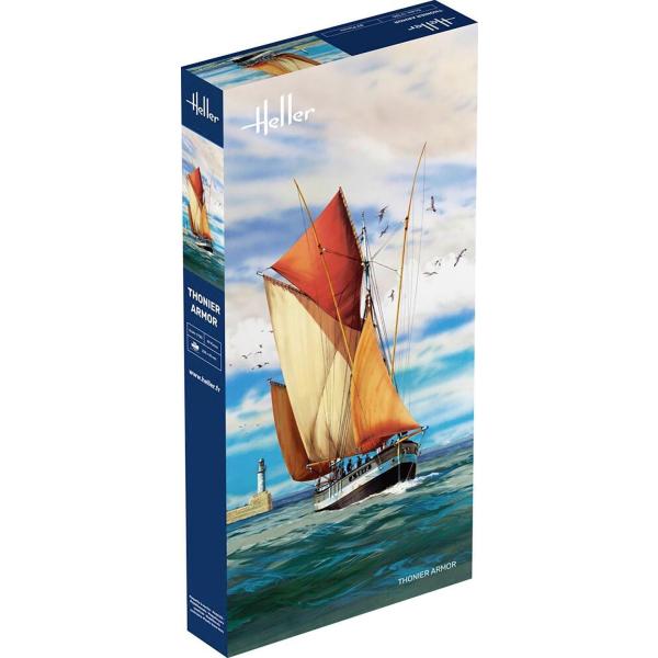 プラッツ エレール 1/125 マグロ釣り漁船 ソニア・アルマール号   プラモデル組立キット   HE80609  (092912)