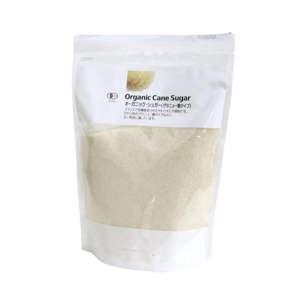 オーガニック・シュガー(グラニュー糖タイプ)　600g　JAS認定