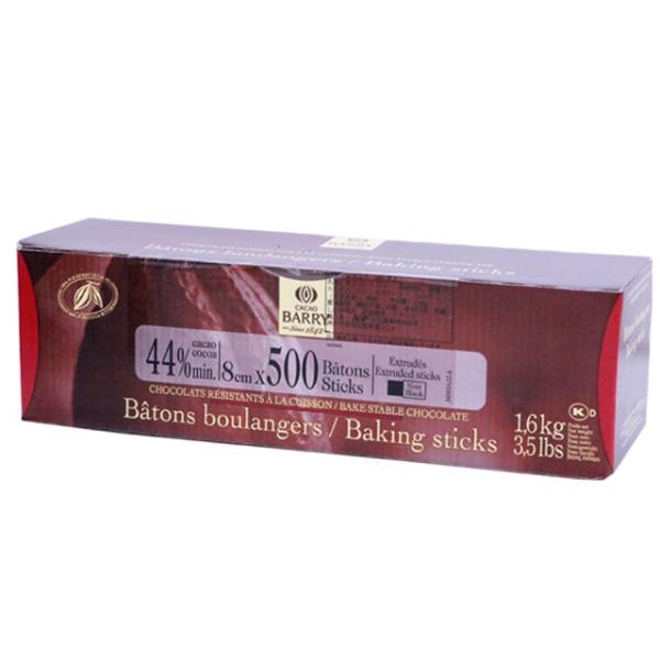 カカオ分44％焼成しても溶けにくい、焼きこみ用の棒状チョコレートです。クロワッサンやパン・オ・ショコラ、焼菓子にも最適です☆■ご注文前の確認事項異物混入を防ぐ為、事前に開封して検品はしておりません。梱包には十分注意しておりますが、配送中の衝...