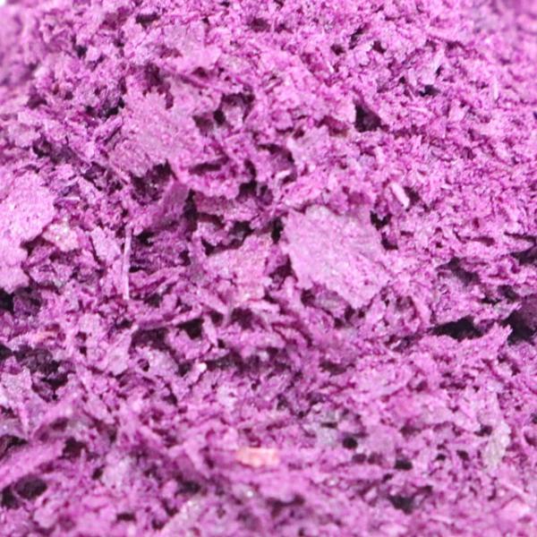 むらさき芋の中で、最も紫色の発色が良いとされている九州産の『彩紫』を使用した無添加のむらさき芋フレークです♪本品50gに水100ccを加えるのが一般的ですが、堅さは水加減で調整することができます。クッキー、ビスケット等のバラエティー品に最適...