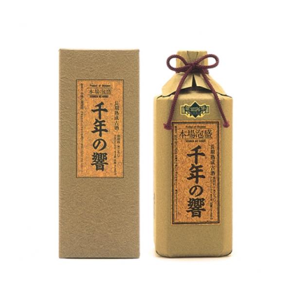 琉球泡盛 今帰仁酒造 千年の響 古酒43度 720ml×1本瓶 お酒 沖縄土産 泡盛 お酒ギフト 爆買