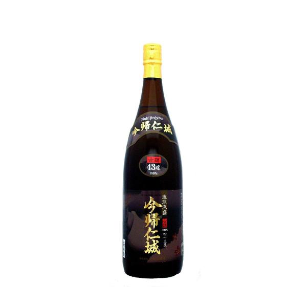 泡盛 今帰仁酒造 今帰仁城 古酒43度 1.8L×6本瓶 : 株式会社湧川商会