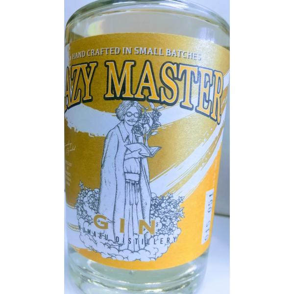 沼津クラフトジン　LAZY MASTER ~Smoky Gold~ スモーキーゴールド４２％　500ｍｌ　化粧箱入り　沼津蒸留所　国産クラフトジン