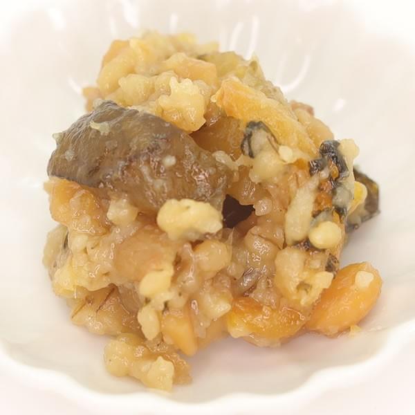 和歌山産にんにくがゴロゴロと入った金山寺味噌。数量限定で販売☆にんにくのにおいはしますが、あの香りと旨みがなんともうまい！内容量：１ｋｇ袋入り原材料：米、大麦、にんにく、大豆、水飴、砂糖、うり、食塩、生姜、なす、酒精、しそ国産原料使用保存料...