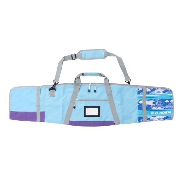 全開式ファスナーでフルオープン:スキー板の出し入れが簡単ショルダーベルト付き:持ち運びもラクラク　●素材:ポリエステル●中国製●長さ　約126ｃｍ（110〜120ｃｍ用）　　　　 約147ｃｍ（130〜140ｃｍ用）