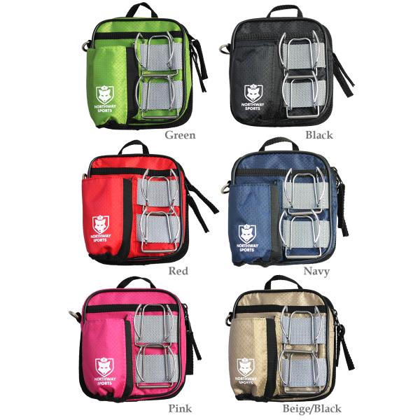 ■パークゴルフ・グラウンドゴルフにお使いいただけます■ペットボトルや小物も収納できる、使いやすい便利なポーチ！