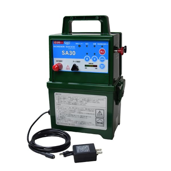 TIGER タイガー 屋内設置用 電気柵本器 『SA30AD』AC100Vタイプ TIGER タイガー 屋内設置用 電気柵本器 SA30AD (AC100Vタイプ