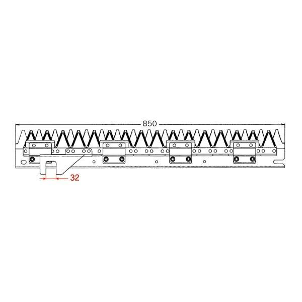 ヤンマー コンバイン刈刃 CA-130, CA-140, CA-160, CA-180, その他 用