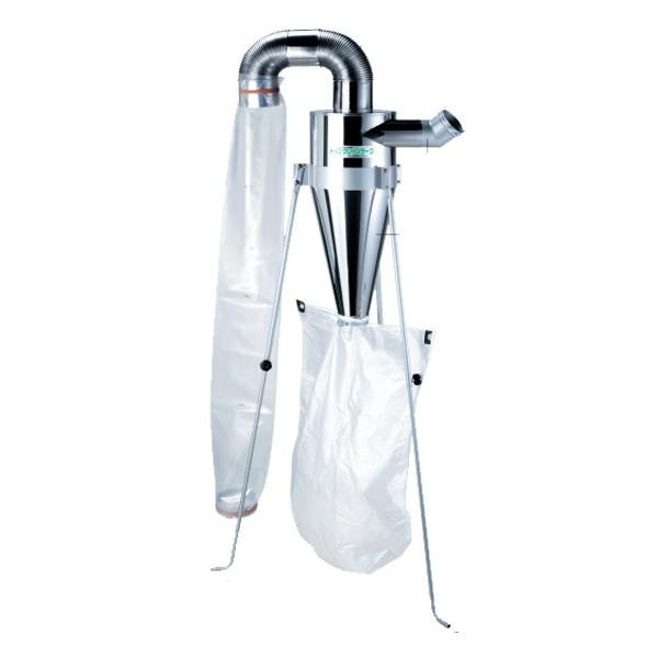 特徴 / 乾燥機運転時にトップクリーナより排出されるわらやゴミをサイクロン分離して集塵袋に集めます。全幅×全高(mm) / 600~1500×最大2200サイクロン径(mm) / φ350入口径(mm) / φ125・φ100排風径(mm)...