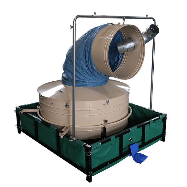 特徴 / 乾燥機の排風・排塵(トップクリーナー)から出るいや~なゴミ・ホコリを取ります。更に新機能の排出ファスナーを設け掃除も楽に行えます。重量 / 60kg集塵方法 / 貯水式による風圧振動方式排風ダクト接続口径 / φ528排塵ダクト接...