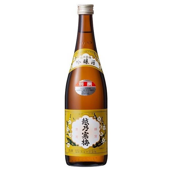 【 2025-12月詰 】越乃寒梅 吟醸 別撰 720ml 石本酒造 日本酒