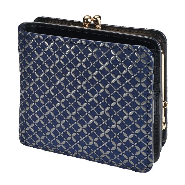 印伝 甲州印伝 印傳屋 上原勇七 財布 二つ折り財布 印伝財布 2003