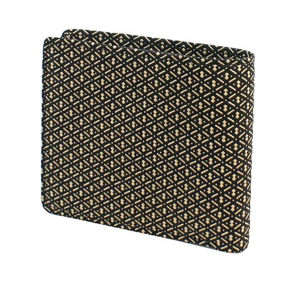 印伝 甲州印伝 印傳屋 上原勇七 財布 二つ折り財布 2006 ひょうたん 黒地×白漆 鹿革 本革 レザー 和柄 ブランド 冬物 冬ギフト クリスマス 贈り物 YM01 印傳屋（INDEN-YA） 印伝 甲州印伝 上原勇七 財布 二つ折り財布 印伝