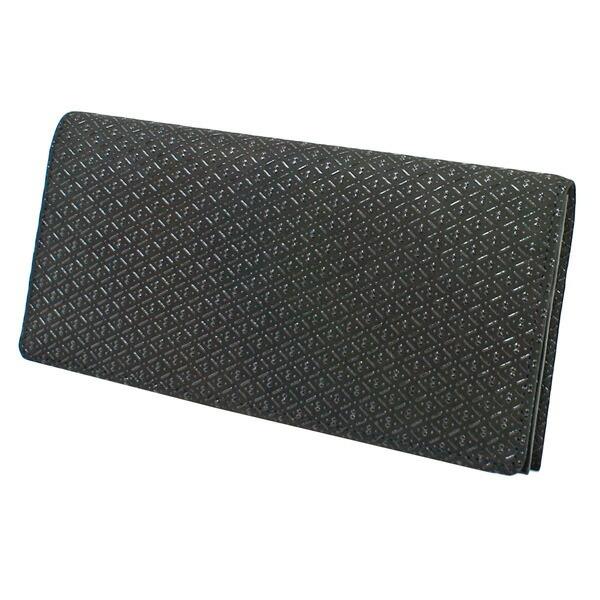 印伝 甲州印伝 印傳屋 上原勇七 財布 長財布 束入れ 2104 ひょうたん 黒地×黒漆 鹿革 本革 レザー 和柄 ブランド 冬物 冬ギフト クリスマス 贈り物 YM01 印傳屋（INDEN-YA） 印伝 甲州印伝 上原勇七 財布 長財布 印伝財布 束