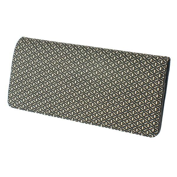 印伝 甲州印伝 印傳屋 上原勇七 財布 長財布 束入れ 2110 ひょうたん 黒地×白漆 鹿革 本革 レザー 和柄 ブランド 冬物 冬ギフト クリスマス 贈り物 YM01 印傳屋（INDEN-YA） 印伝 甲州印伝 上原勇七 財布 長財布 印伝財布 束