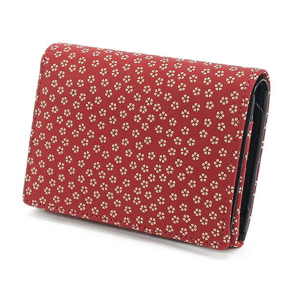 印傳屋 印伝 甲州印伝 上原勇七 財布 二つ折り財布 印伝財布 2205 小桜