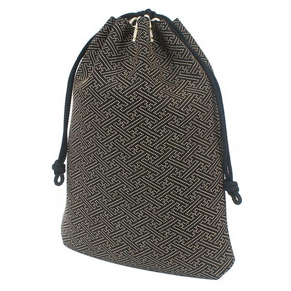 印傳屋（INDEN-YA） 印伝 甲州印伝 上原勇七 合切袋 巾着 3007 紗綾形