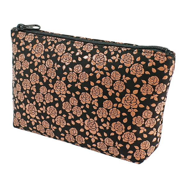 印傳屋（INDEN-YA） 印伝 甲州印伝 上原勇七 ポーチ 化粧ポーチ 4405