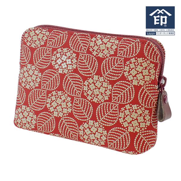 印傳屋（INDEN-YA） 印伝 甲州印伝 上原勇七 小物ポーチ 化粧ポーチ