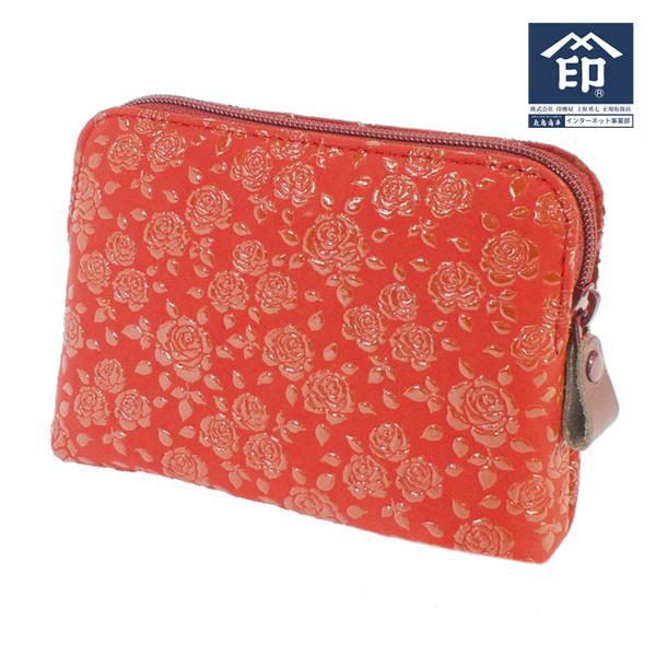 印傳屋（INDEN-YA） 印伝 甲州印伝 上原勇七 小物ポーチ 化粧ポーチ