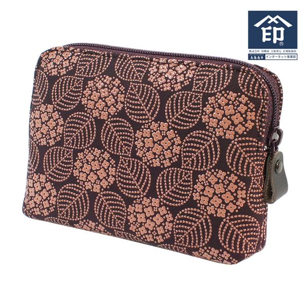 印傳屋（INDEN-YA） 印伝 甲州印伝 上原勇七 小物ポーチ 化粧ポーチ