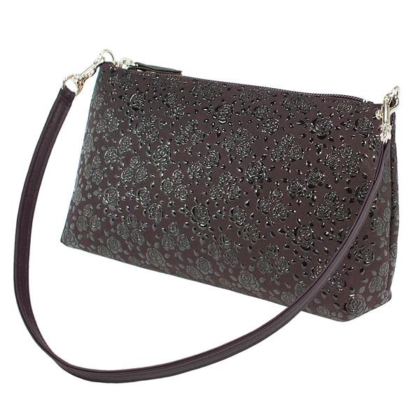 印傳屋（INDEN-YA） 印伝 甲州印伝 上原勇七 化粧ポーチ 手提げ 4411