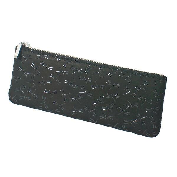 印伝 甲州印伝 印傳屋 上原勇七 ペンケース 筆箱 筆入れ 4609 とんぼ 黒地 黒漆 鹿革 本革 レザー シンプル 和柄 ブランド Ym01 Inden 4609 01 008 丸島商事インターネット事業部 通販 Yahoo ショッピング