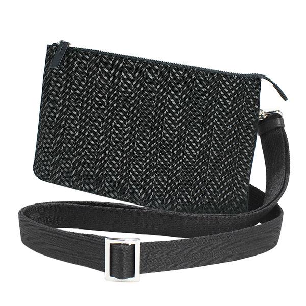 印伝 甲州印伝 印傳屋 上原勇七 ショルダーバッグ サコッシュ 斜め掛け 6614とんぼ 黒地×黒漆 鹿革 本革 斜め掛け 和柄 ブランド 冬物 冬ギフト クリスマス 贈り物 YM02 印傳屋（INDEN-YA） 印伝 甲州印伝 上原勇七 ショルダーバッグ