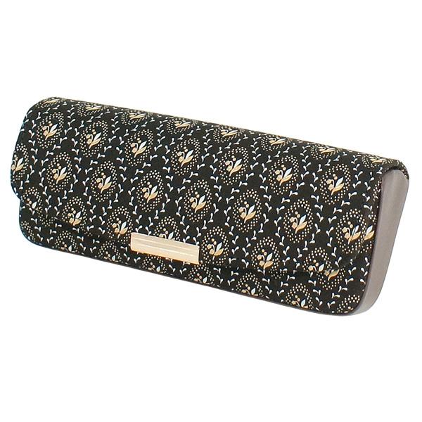 印伝 甲州印伝 印傳屋 上原勇七 メガネケース 4206 メガネ入れ 7007 しらべ すずらん 鈴蘭 鹿革 本革 レザー 花柄 ブランド 冬物 冬ギフト クリスマス 贈り物 YM01 印傳屋（INDEN-YA） 印伝 甲州印伝 上原勇七 メガネケース 4206 メガネ