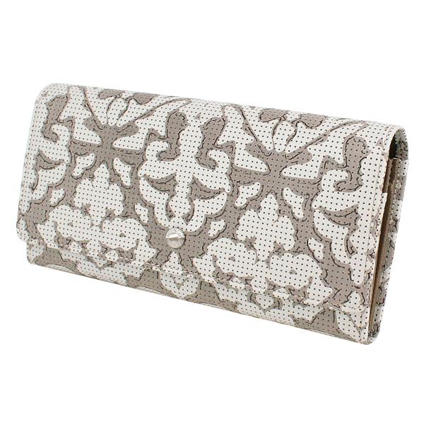 印伝 甲州印伝 印傳屋 上原勇七 財布 長財布 束入れ サラマス 7424 鹿革 本革 レザー ブランド 冬物 冬ギフト クリスマス 贈り物 YM02 印傳屋（INDEN-YA） 印伝 甲州印伝 上原勇七 財布 長財布 印伝財布 束