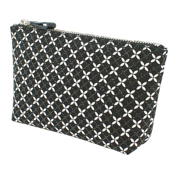 印伝 甲州印伝 印傳屋 上原勇七 ポーチ 化粧ポーチ そよか 8810 七宝繋ぎ 女性用 レディース 和柄 ブランド 冬物 冬ギフト クリスマス 贈り物 YM02 印傳屋（INDEN-YA） 印伝 甲州印伝 上原勇七 ポーチ 化粧ポーチ そよか