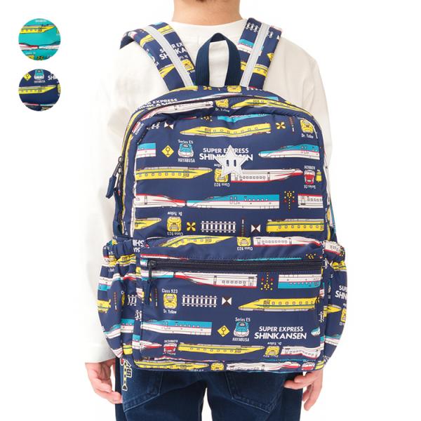 子供服 Kids Foret (キッズフォーレ) ＪＲ新幹線電車柄撥水リュック・バックパック S M L B17682