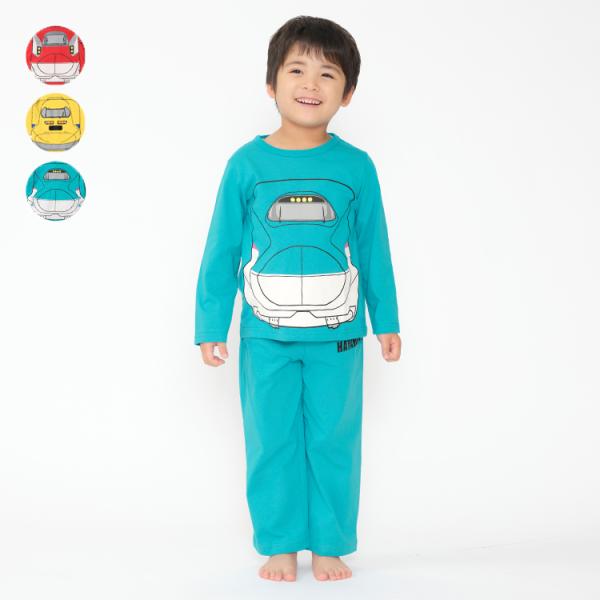 子供服 moujonjon (ムージョンジョン) JR新幹線電車なりきり長袖パジャマ 90cm〜140cm B53782