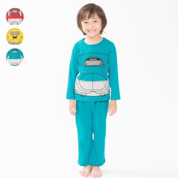 子供服 Kids Foret (キッズフォーレ) ＪＲ新幹線電車なりきり長袖パジャマ 90cm 100cm 110cm 120cm 130cm 140cm B55790