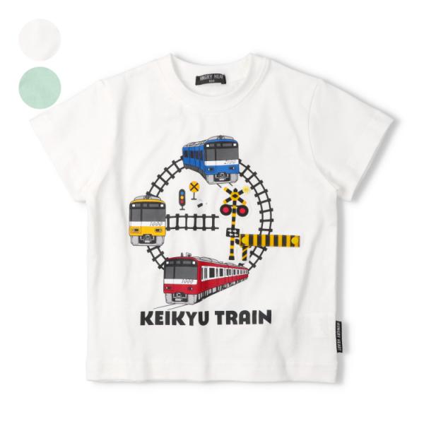 子供服 Hungry Heart (ハングリーハート) 京急電車踏切仕掛けＴシャツ 80cm 90cm 100cm 110cm 120cm 130cm K36811
