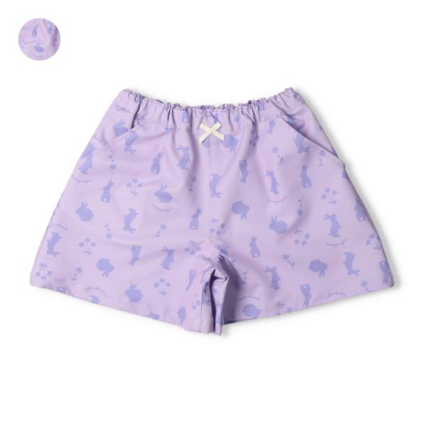 再値下げ 25夏SALE55%OFF価格 子供服 moujonjon (ムージョンジョン) うさぎ柄水陸両用ショートパンツ M45171