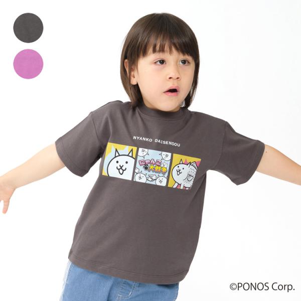 子供服 JollyJury (ジョリージュリー) 【WEB限定】にゃんこ大戦争/Ｔシャツ 100cm 110cm 120cm 130cm N36893