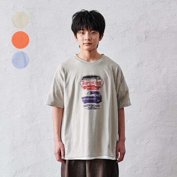 子供服 Daddy Oh Daddy (ダディオダディ) 【WEB限定】車プリントＴシャツ 120cm 130cm 140cm 150cm 160cm 170cm V36834