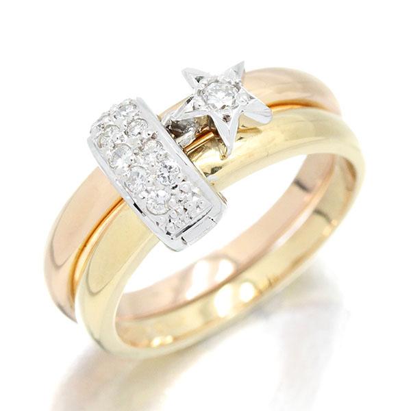 スタージュエリー STAR JEWELRY K18YG/PG/WG 星モチーフ ダイヤモンド 