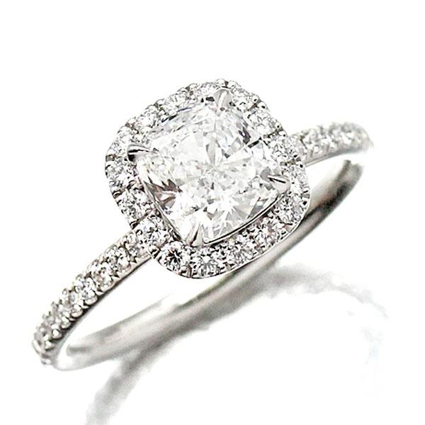 ハリーウィンストン HARRY WINSTON プラチナ クッションカット