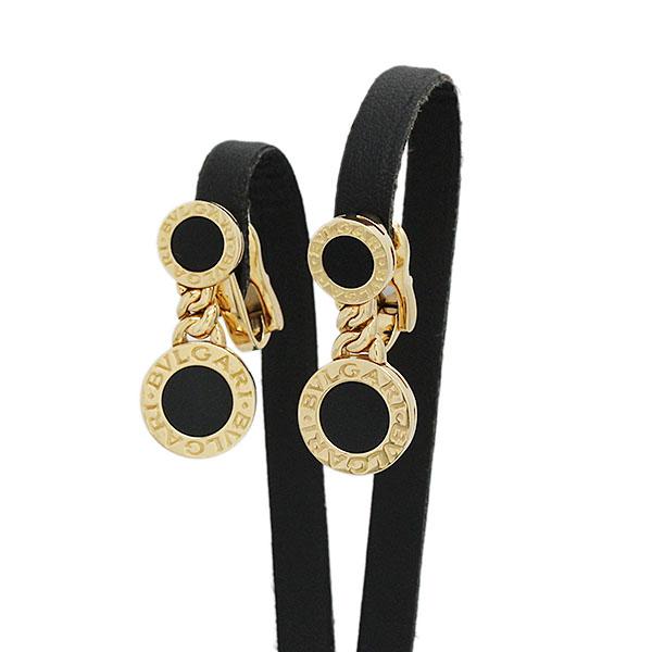 ブルガリ BVLGARI ブルガリ・ブルガリ K18YG オニキス イヤリング 17.3 