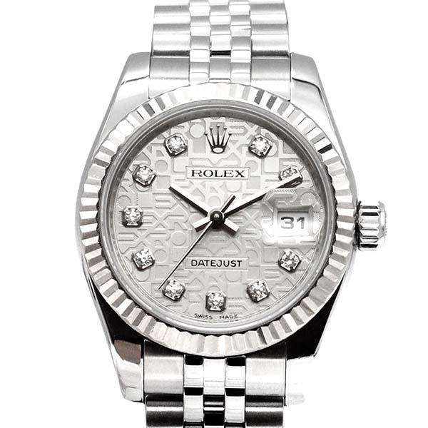 ロレックス ROLEX デイトジャスト 179174G M番 SS/WG シルバー ロレックス ROLEX デイトジャスト 179174G M番 SS/WG シルバー
